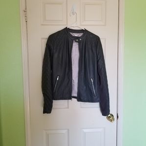 Black Rivet faux leather jacket